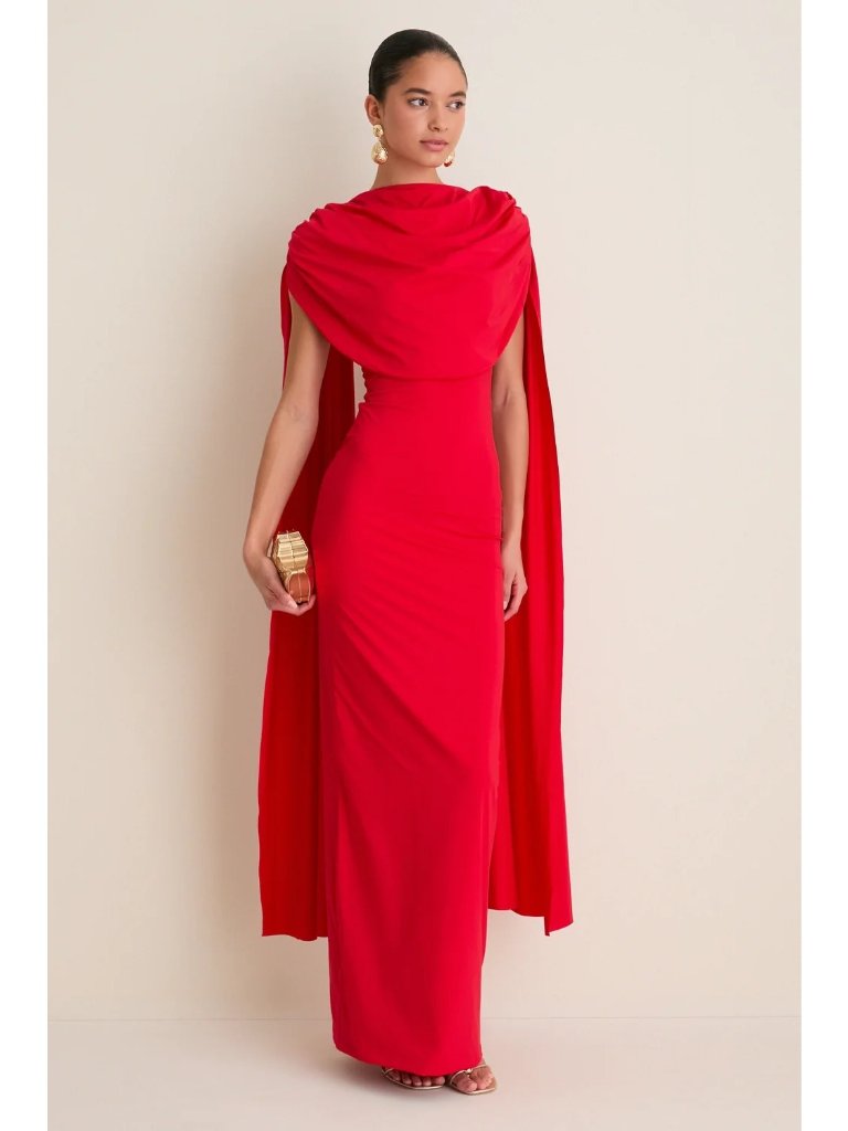 Maygel Coronel Exclusive Batista Maxi Dress Red Size One Size Nwt — image 2 of 7